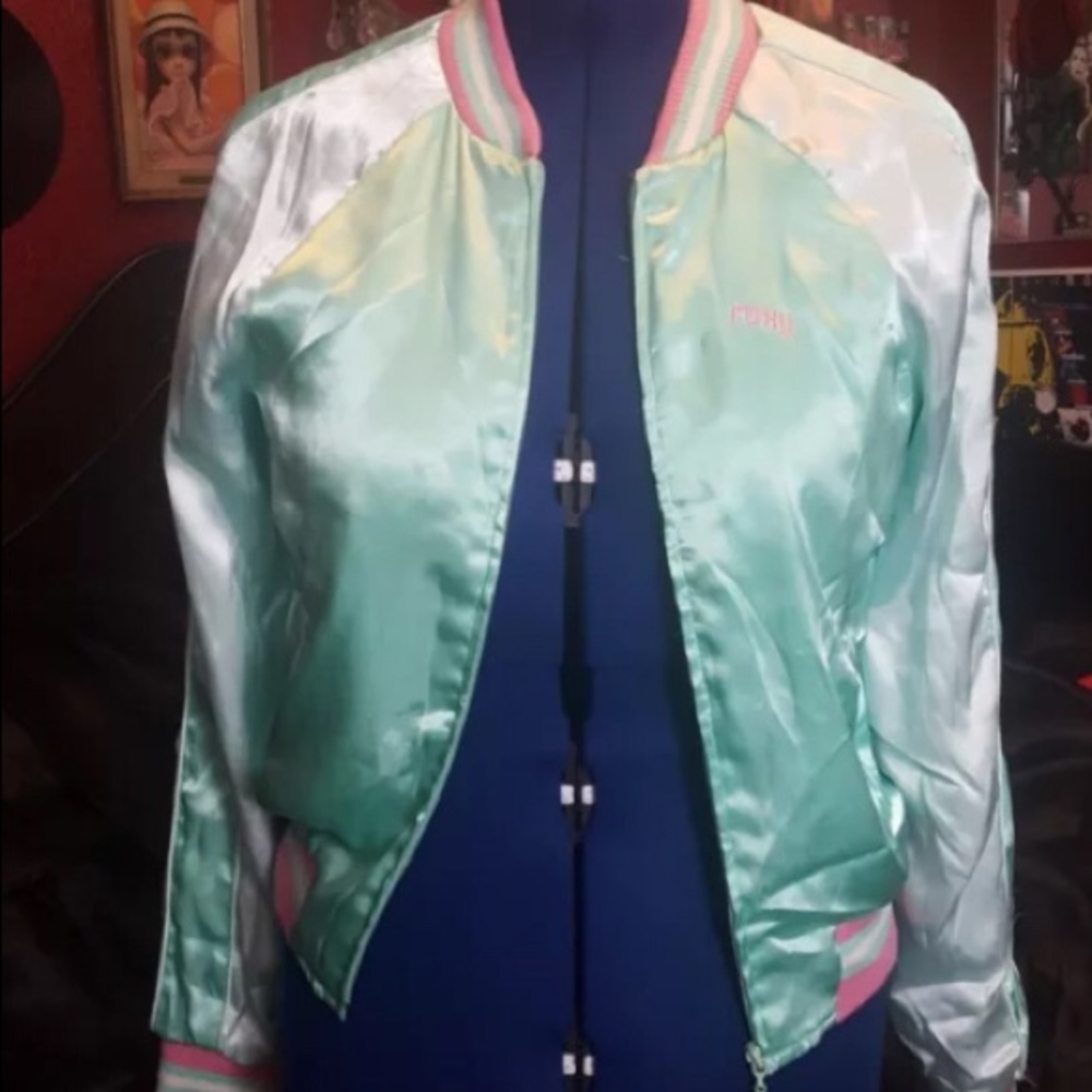 Roxy pastel kawaii Lolita bomber jacket coat - Picture 1 of 4